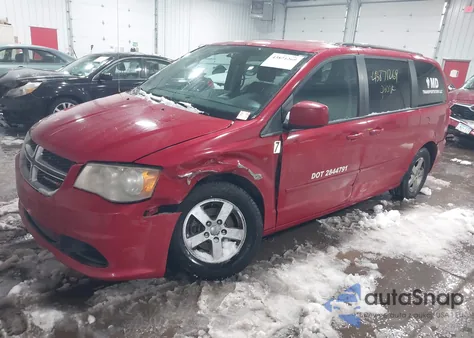 2012 Dodge Grand Caravan Sxt from USA, damaged, VIN 2C4RDGCG2CR358675